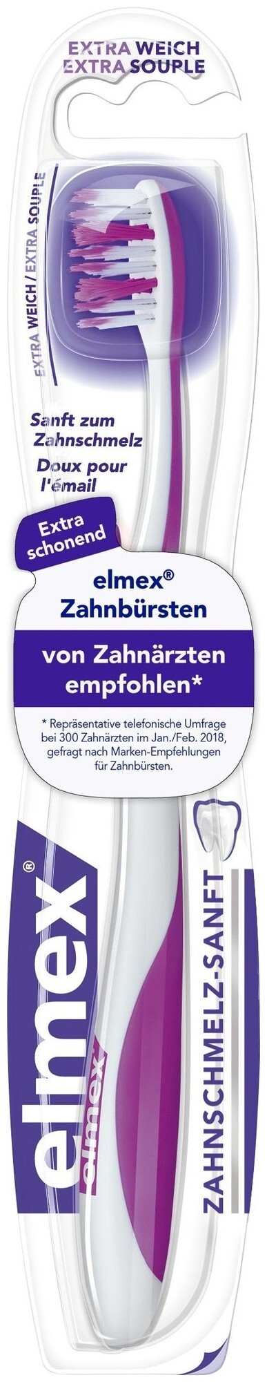 Image of elmex Opti-schmelz Professional Extra Weich Zahnbürste