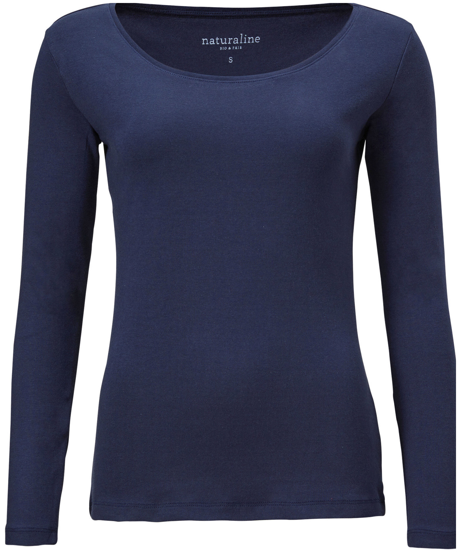 Image of Naturaline Textil Naturaline Damen Shirt langarm dunkelblau M
