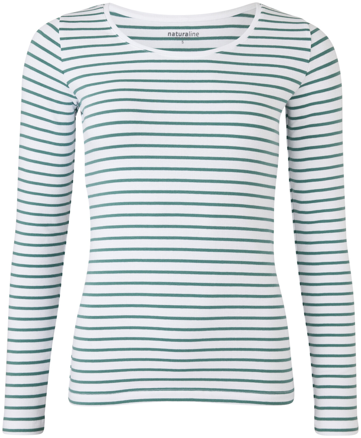 Image of Naturaline Textil Naturaline Damen Shirt weiss/türkis L