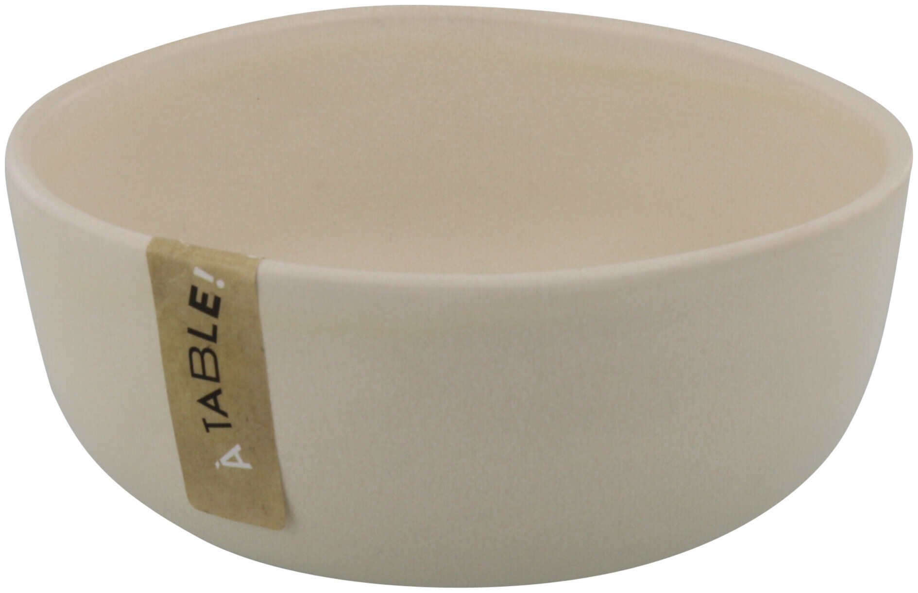 À Table! Schale beige
