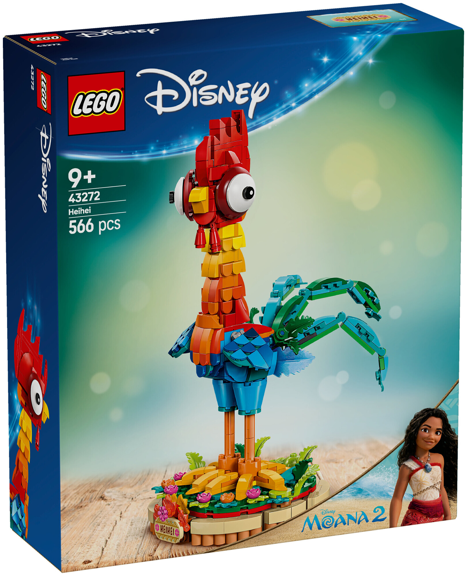 Image of Lego Disney Princess Lego® ǀ Disney 43272 Vaiana 2 Heihei - Spielset mit baubarer Tierfigur ab 9 Jahren