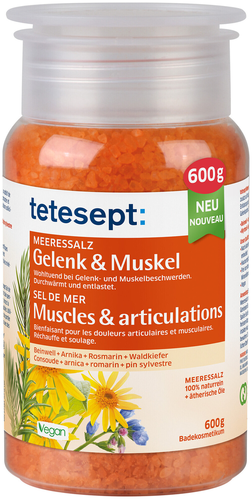 Image of tetesept Meersalz Muskel-Entspannung 600g