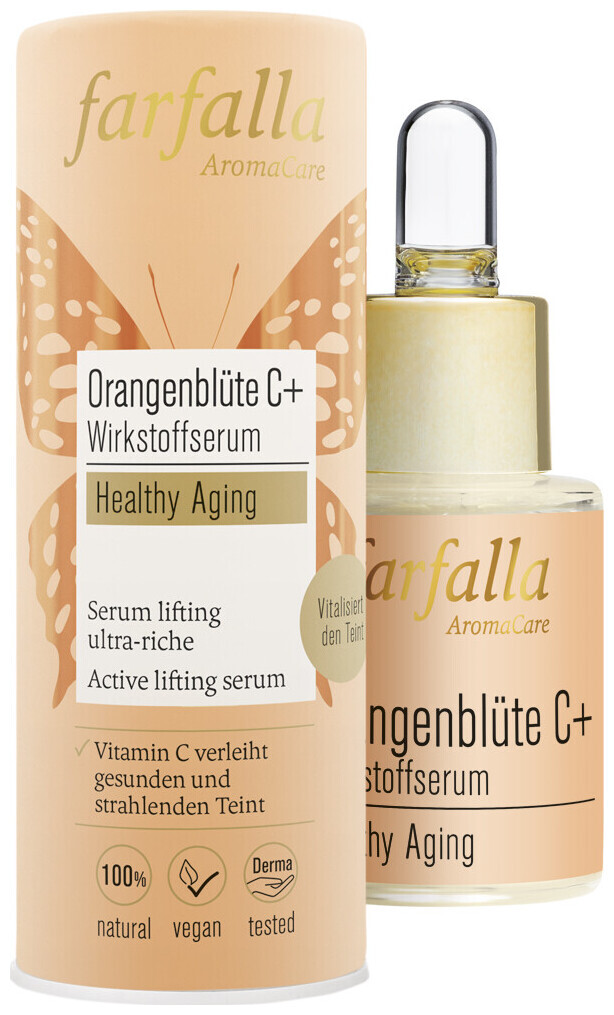 Image of farfalla Orangenblüte C+ Wirkstoffserum, Healthy Aging, 15ml