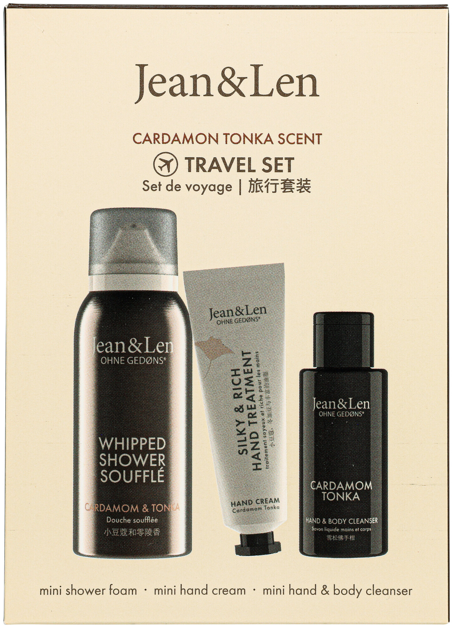 Image of Jean&Len Travel Set Cardamom/Tonka