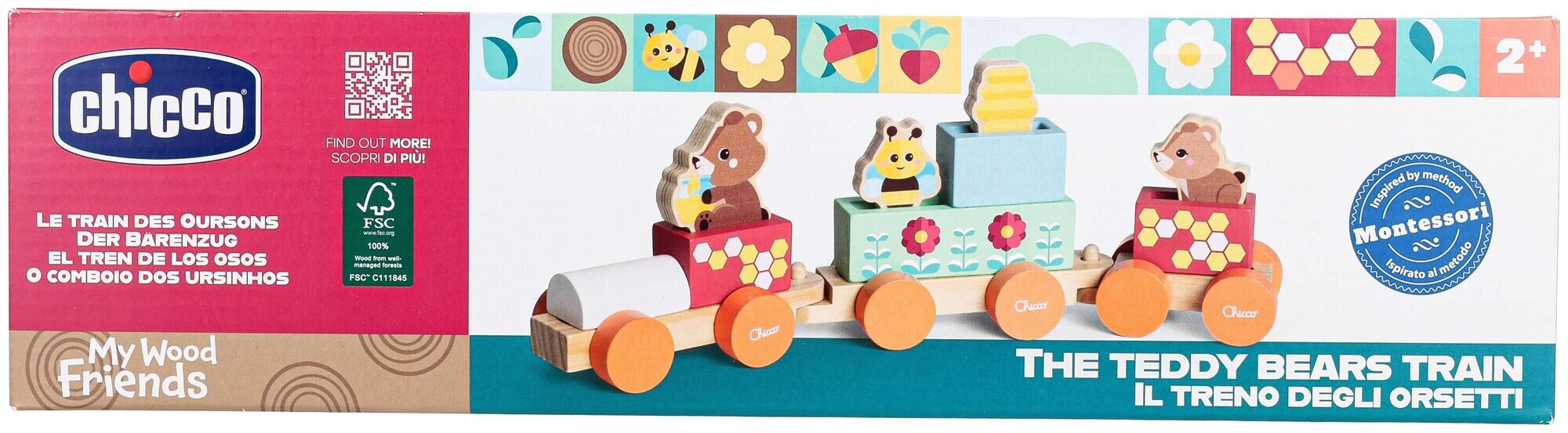 Chicco MY Wood Friends - Teddys ZUG