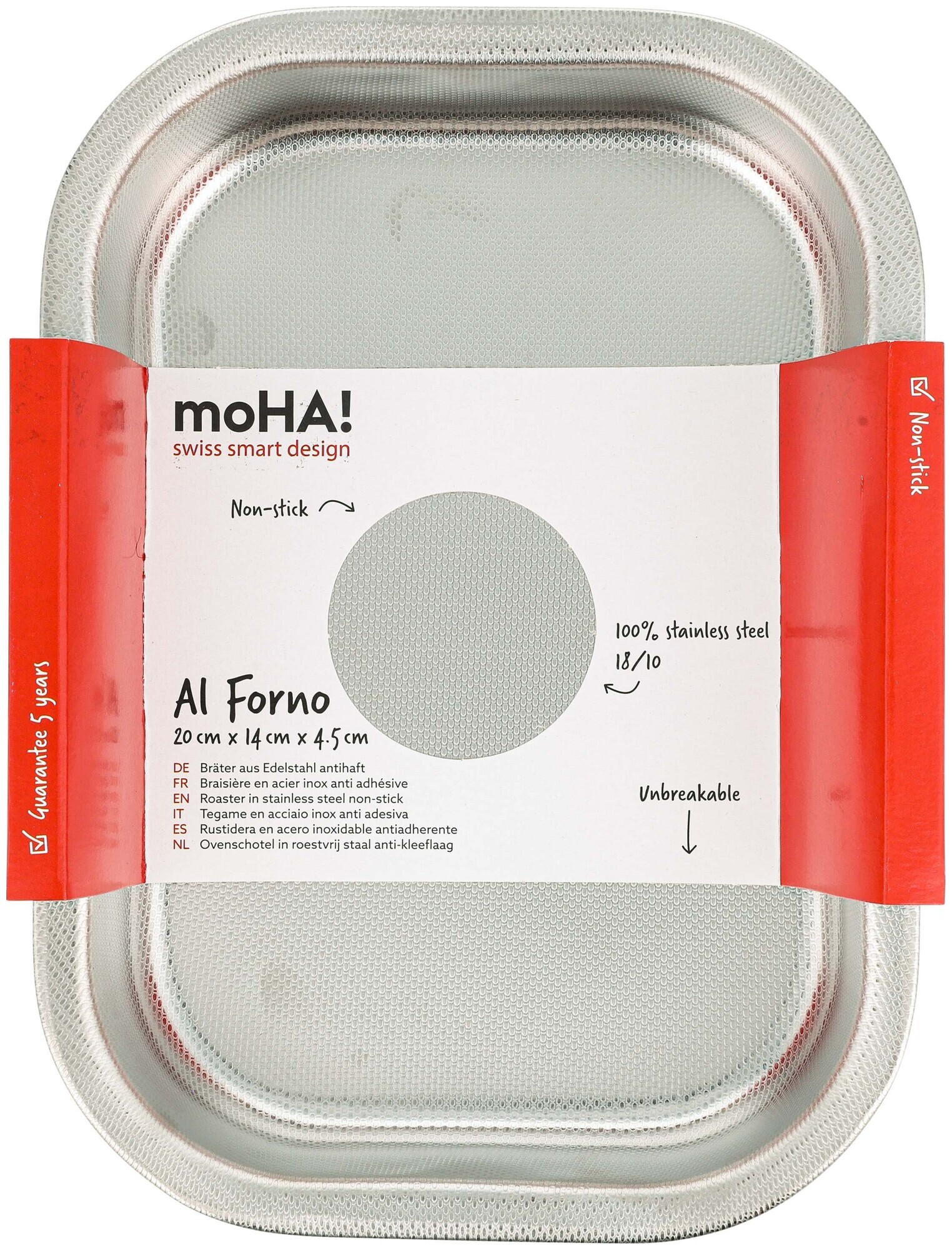Moha Bräter Al Forno 20x14cm