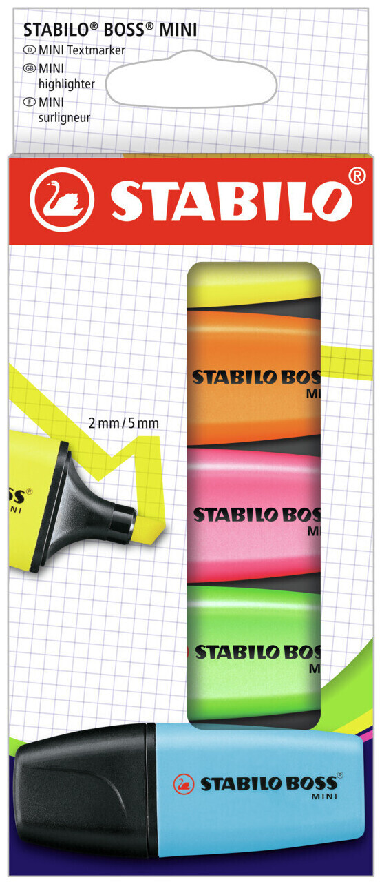 Image of Stabilo Textmarker Boss Mini 5er Etui