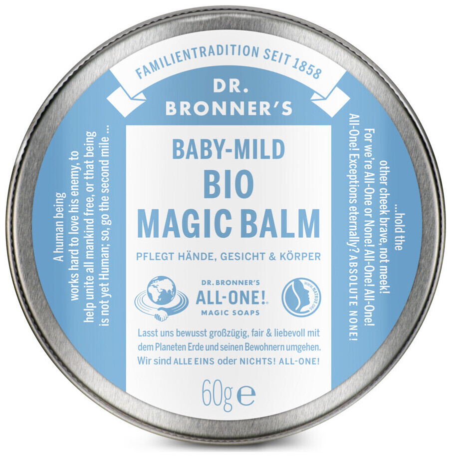 Image of Dr. Bronner's BIO Magic Balm Neutral/Baby 60g