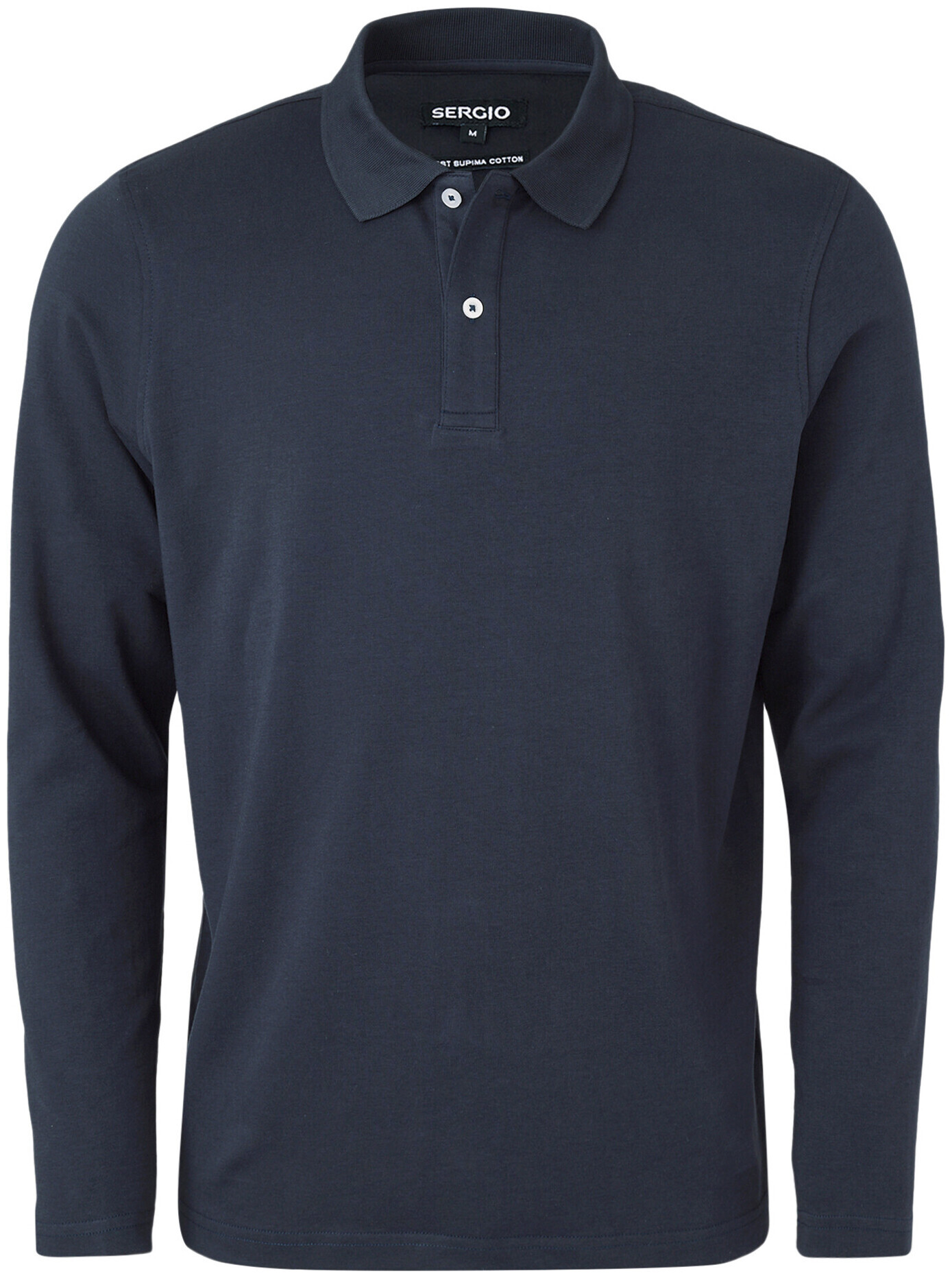Image of Sergio Poloshirt Langarm navy S
