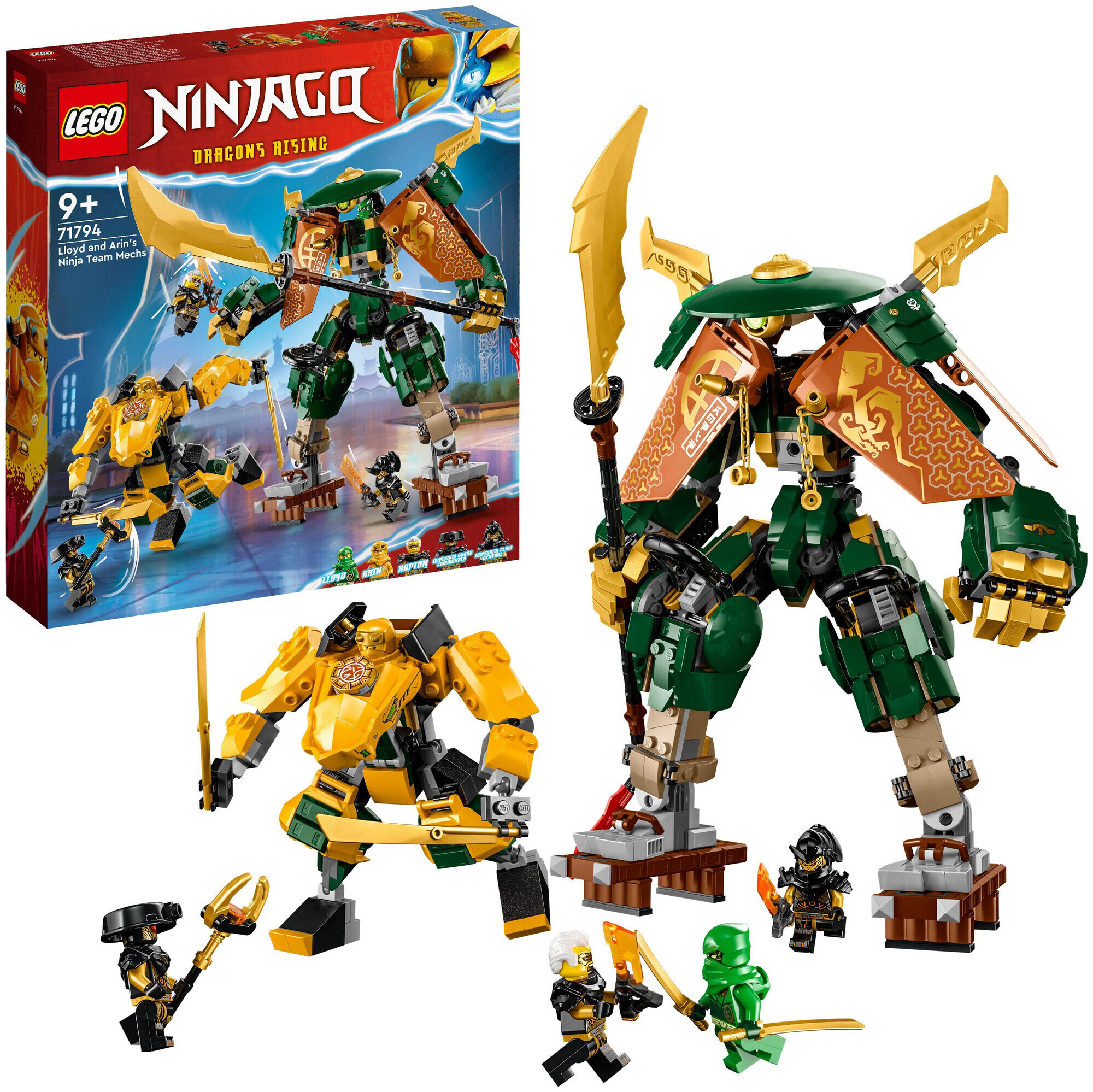 Image of Lego Ninjago Lego® Ninjago® 71794 Lloyds und Arins Training-Mechs