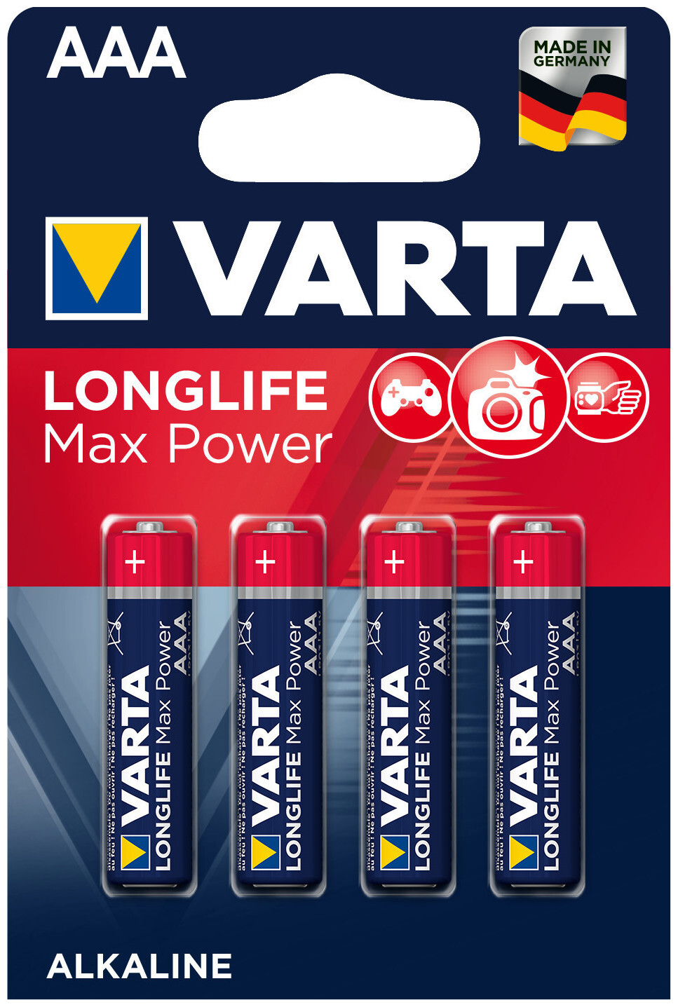 Image of Varta Longlife Max Power AAA 4er Bli