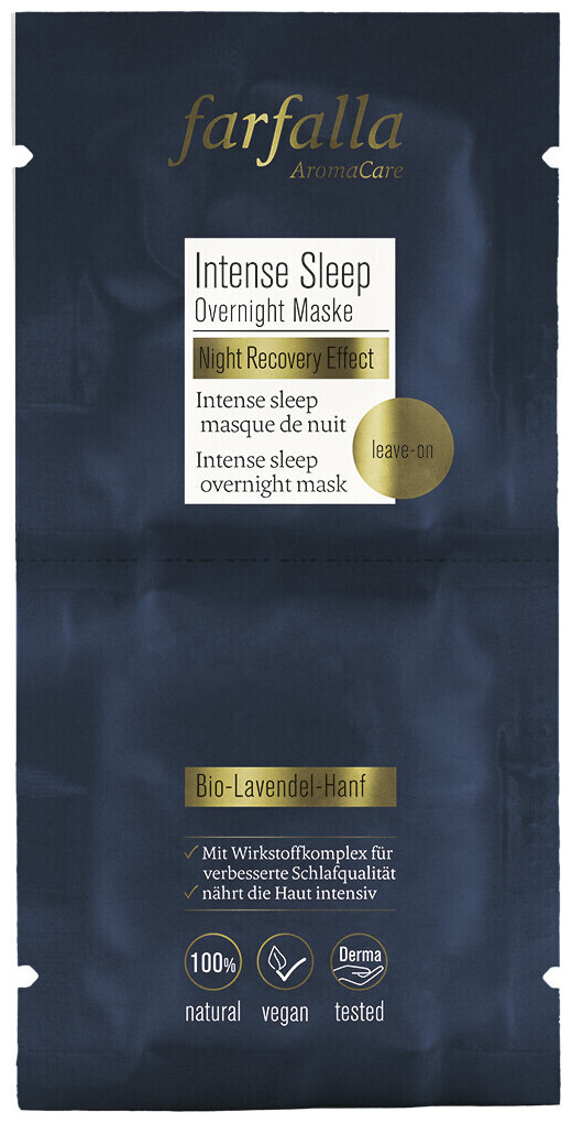 Image of farfalla Intense Sleep Overnight Maske, Night Recovery Effect, 2x 3.5ml