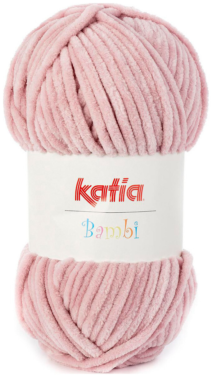 Image of Katia Bambi 326 Chenillegarn altrosa 100g