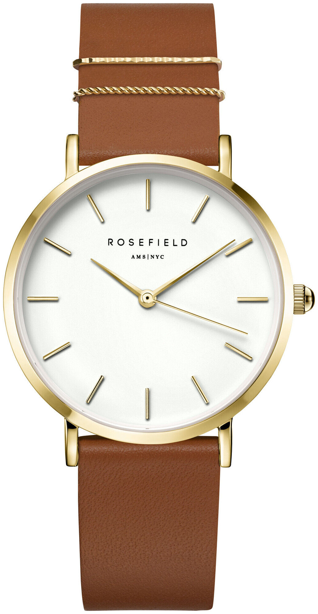 Image of Rosefield Uhr West Village Gold