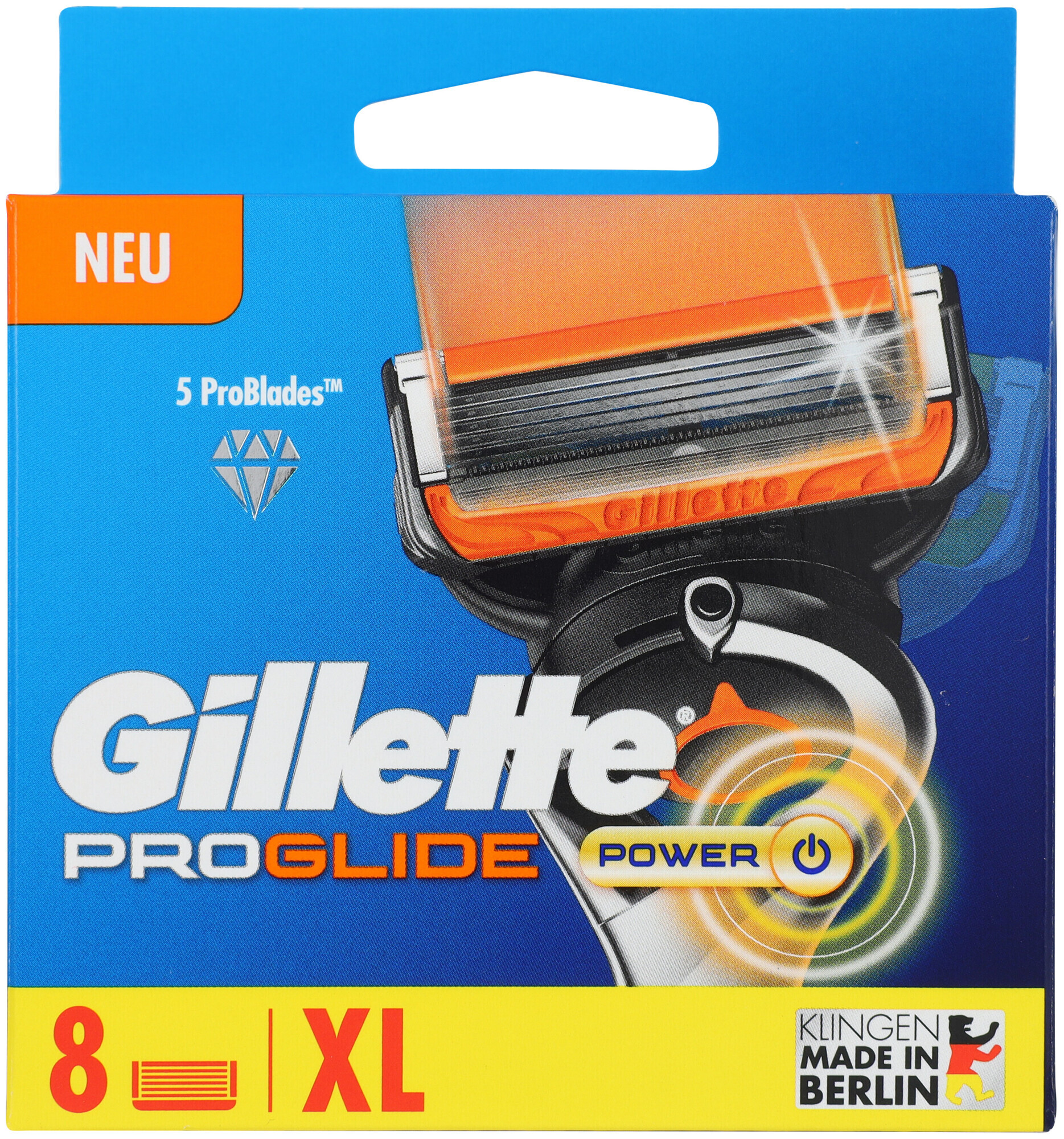 Image of Gillette ProGlide Power Klingen 8 Stück