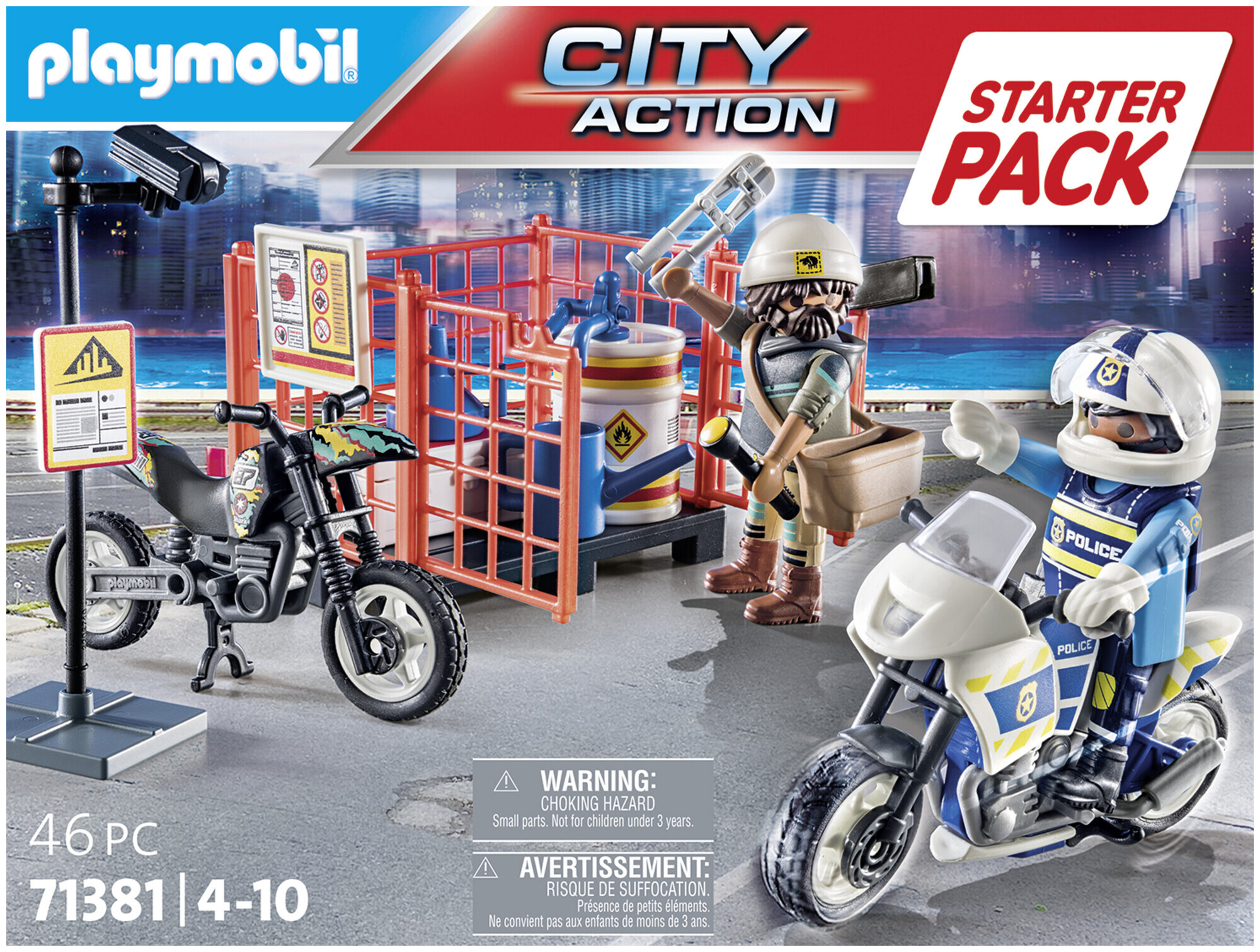 Image of Playmobil City Action Starter Pack Polizei (71381)