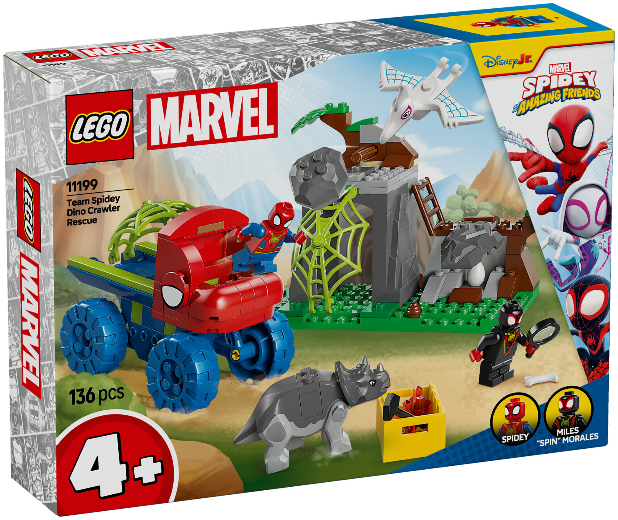 Image of Lego Marvel Lego® Marvel 11199 Spideys Team auf Rettungsmission im Dino-Truck ab 4 Jahren