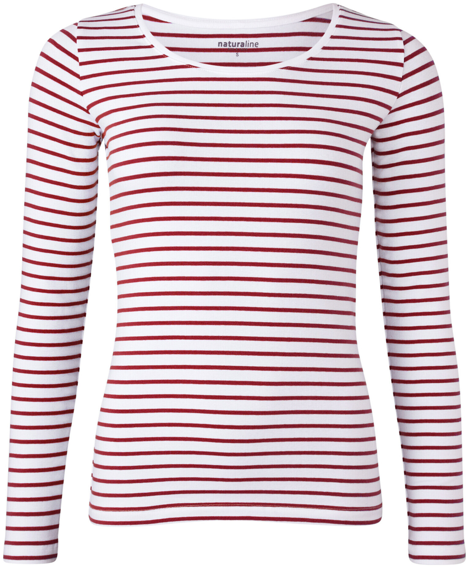 Image of Naturaline Textil Naturaline Damen Shirt weiss/merlot L