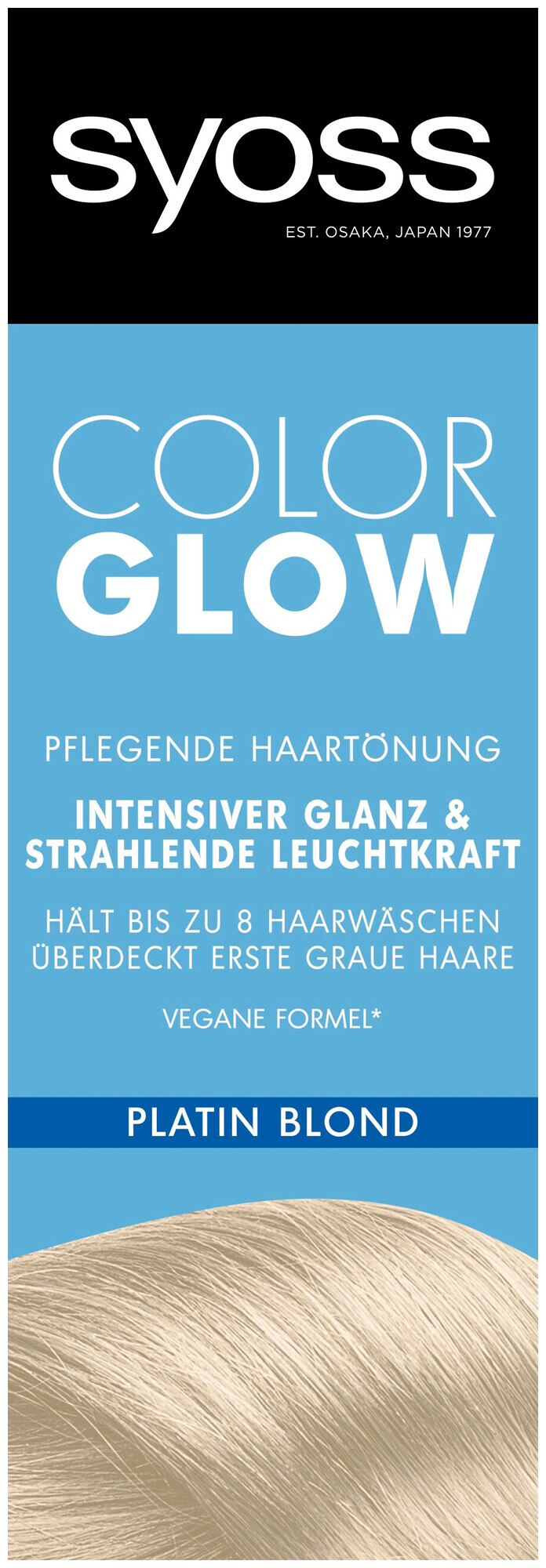 Image of Syoss Color Glow Pflegende Haartönung Platin Blond