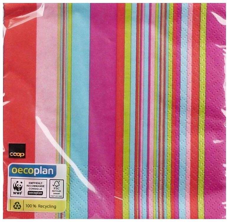 Image of Oecoplan-Servietten Miamirosa 33cm 20 Stück