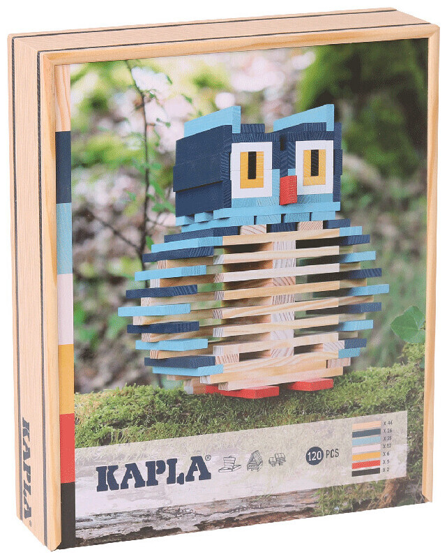 Kapla-Baukasten Eule 120 Stück