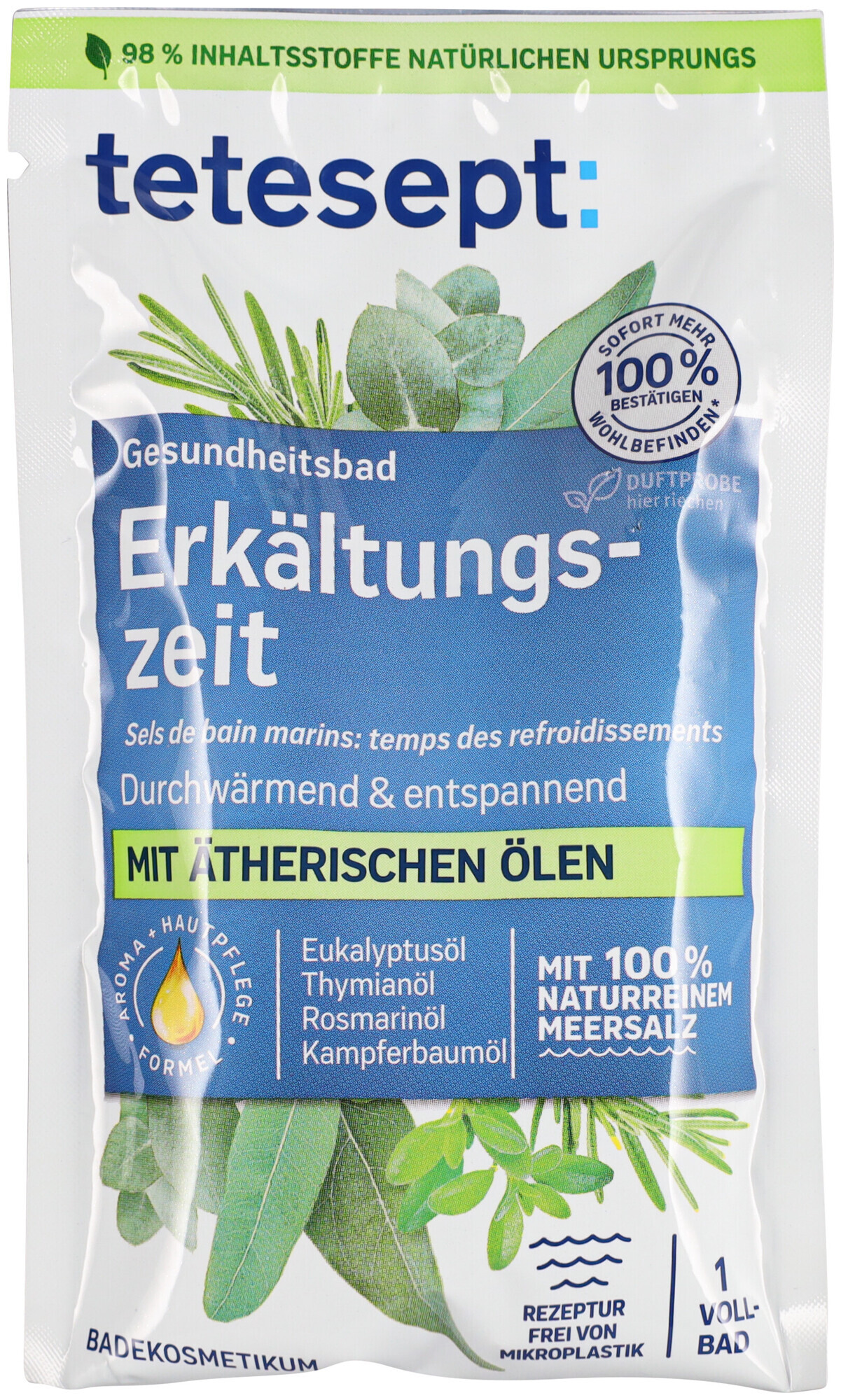 Image of tetesept Meersalz Erkältungszeit 80 g
