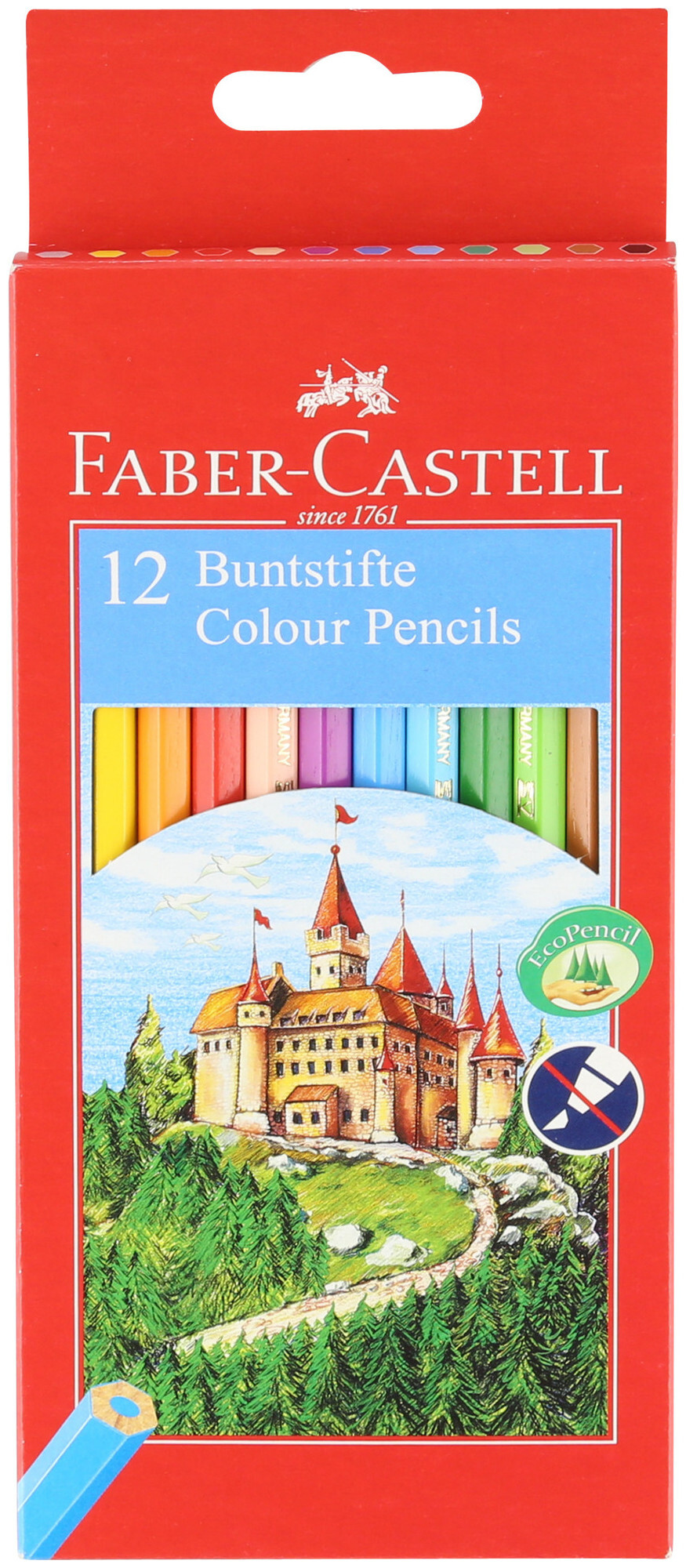 Image of Faber Castell Faber-Castell Farbstift (Mehrfarbig, 12 Stück)