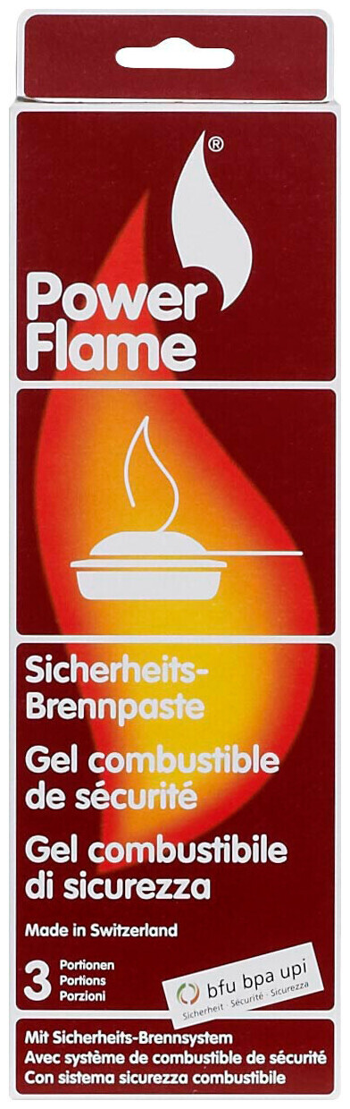 Image of Powerflame Sicherheits Brennpaste (3 x 80g)