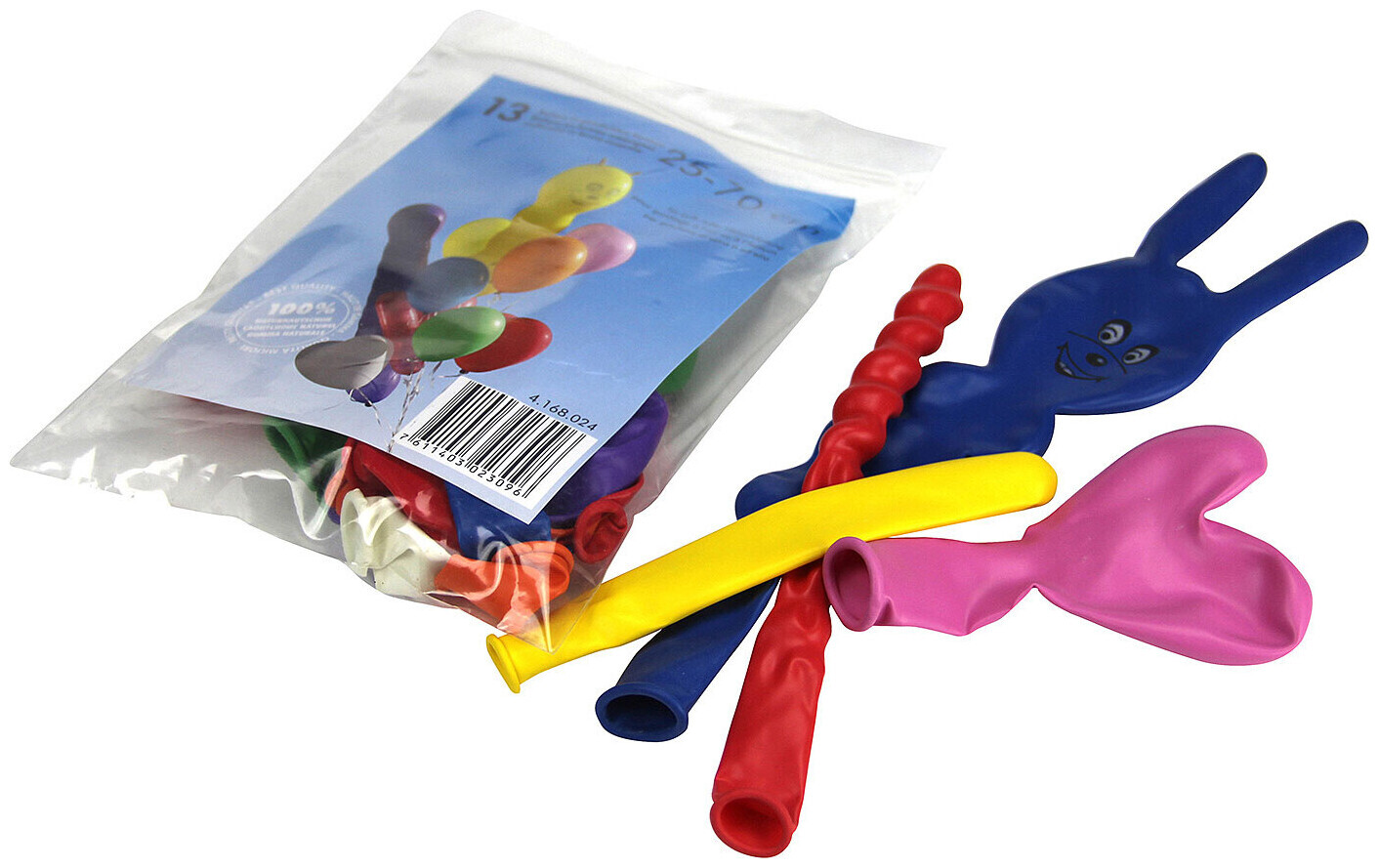13 gemischte Ballons 25-60 cm