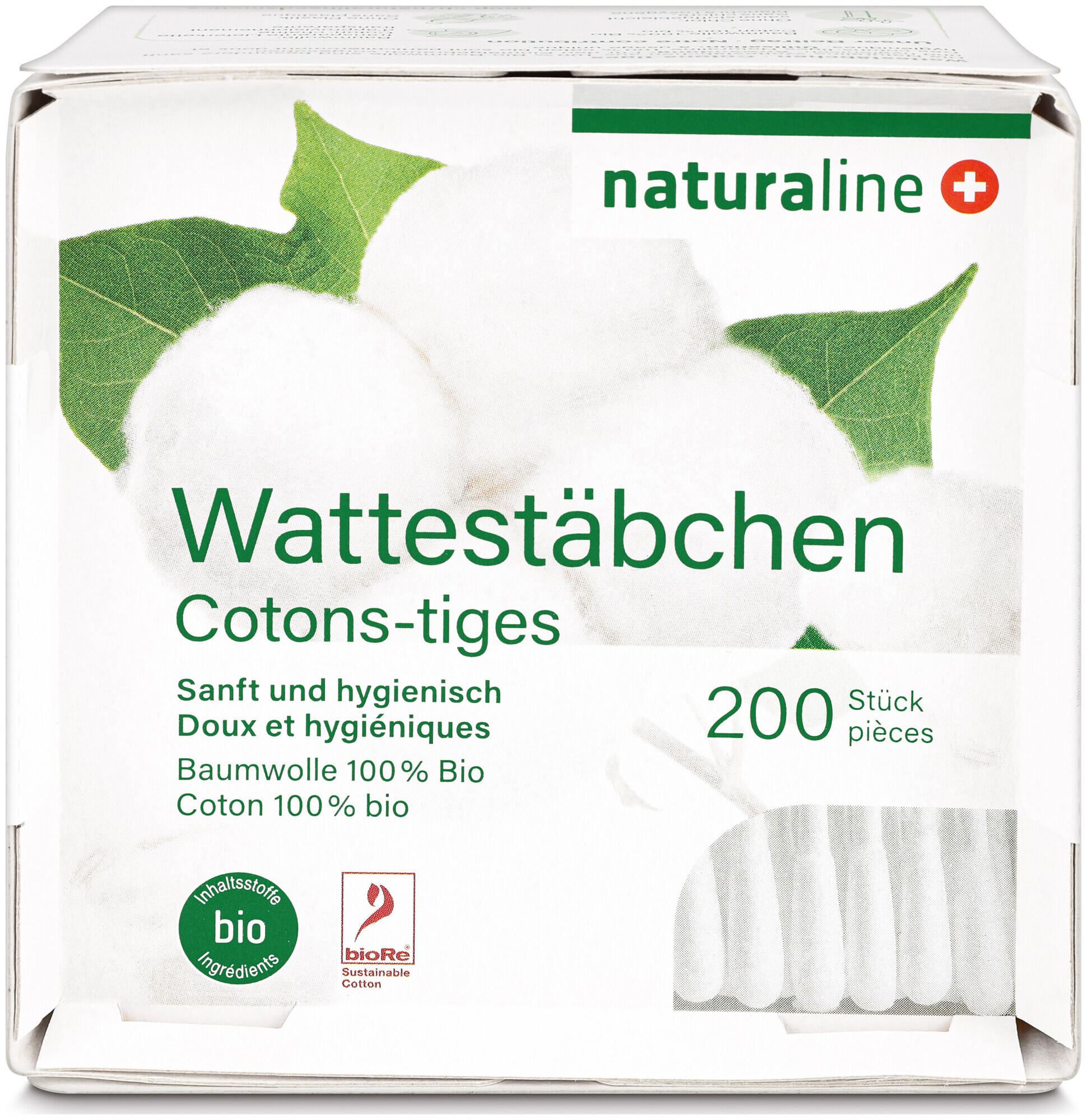 Naturaline Cosmetics Naturaline Wattestäbchen