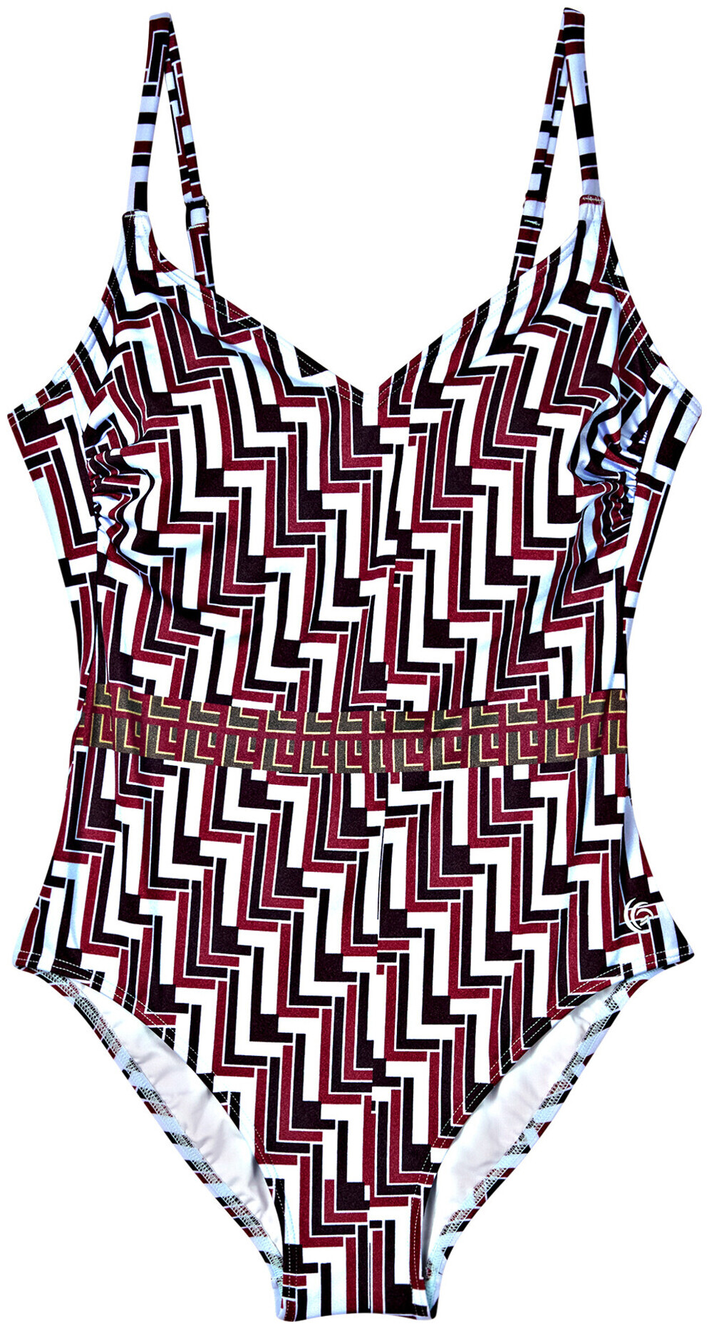 Olympia 32016 Maillot de bain rouge foncé B44