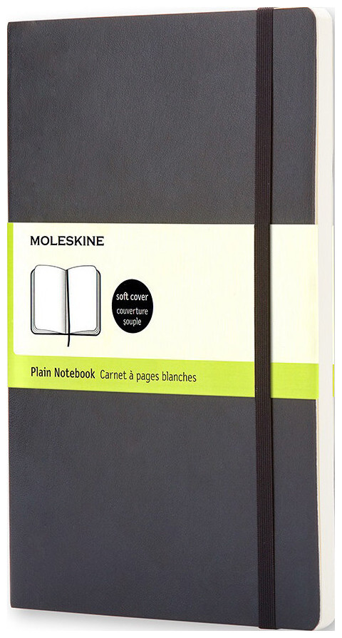 Image of Moleskine Notizbuch Soft A5 720-9 blanko schwarz