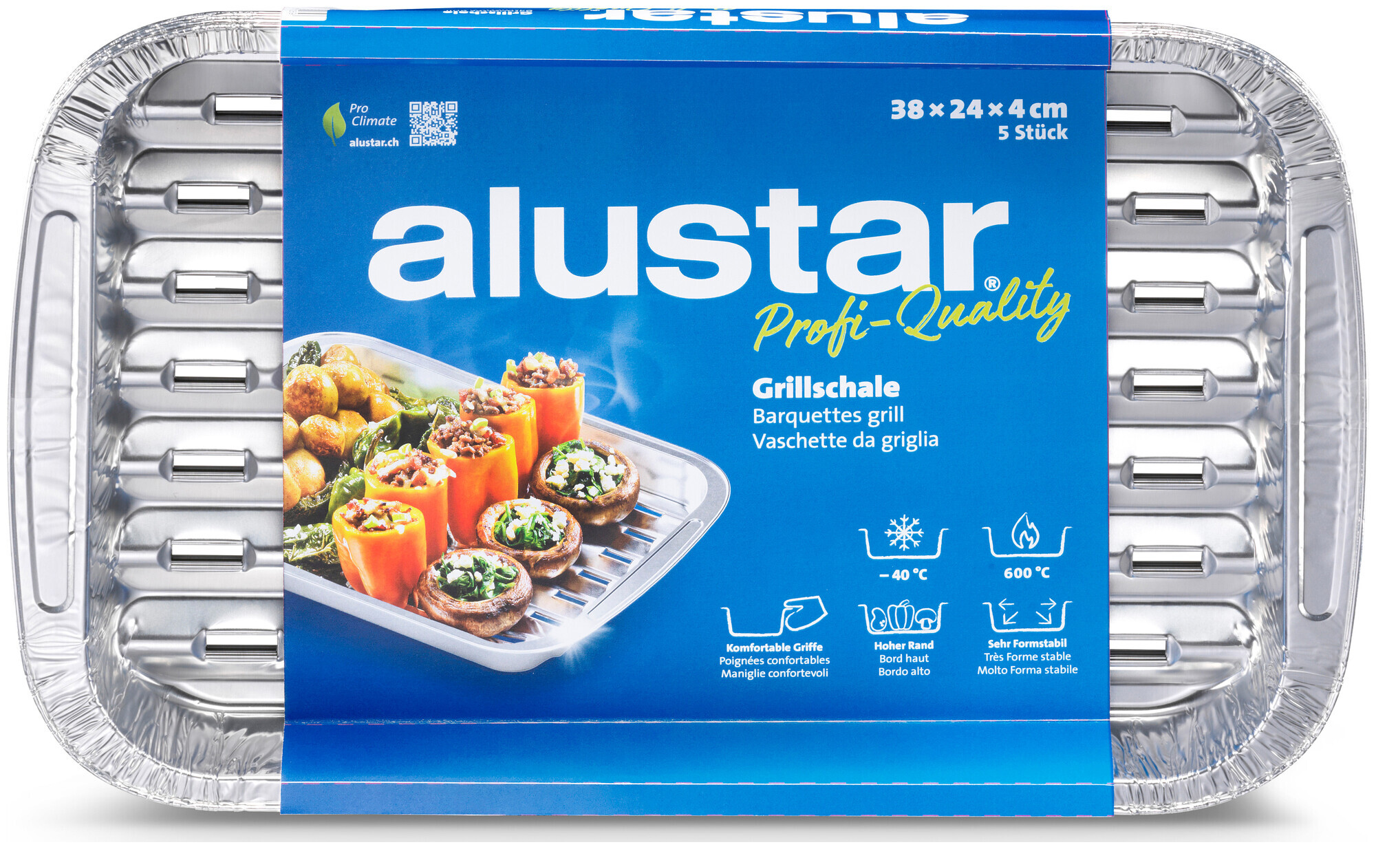 Image of Alustar Grillschalen Profi 5St