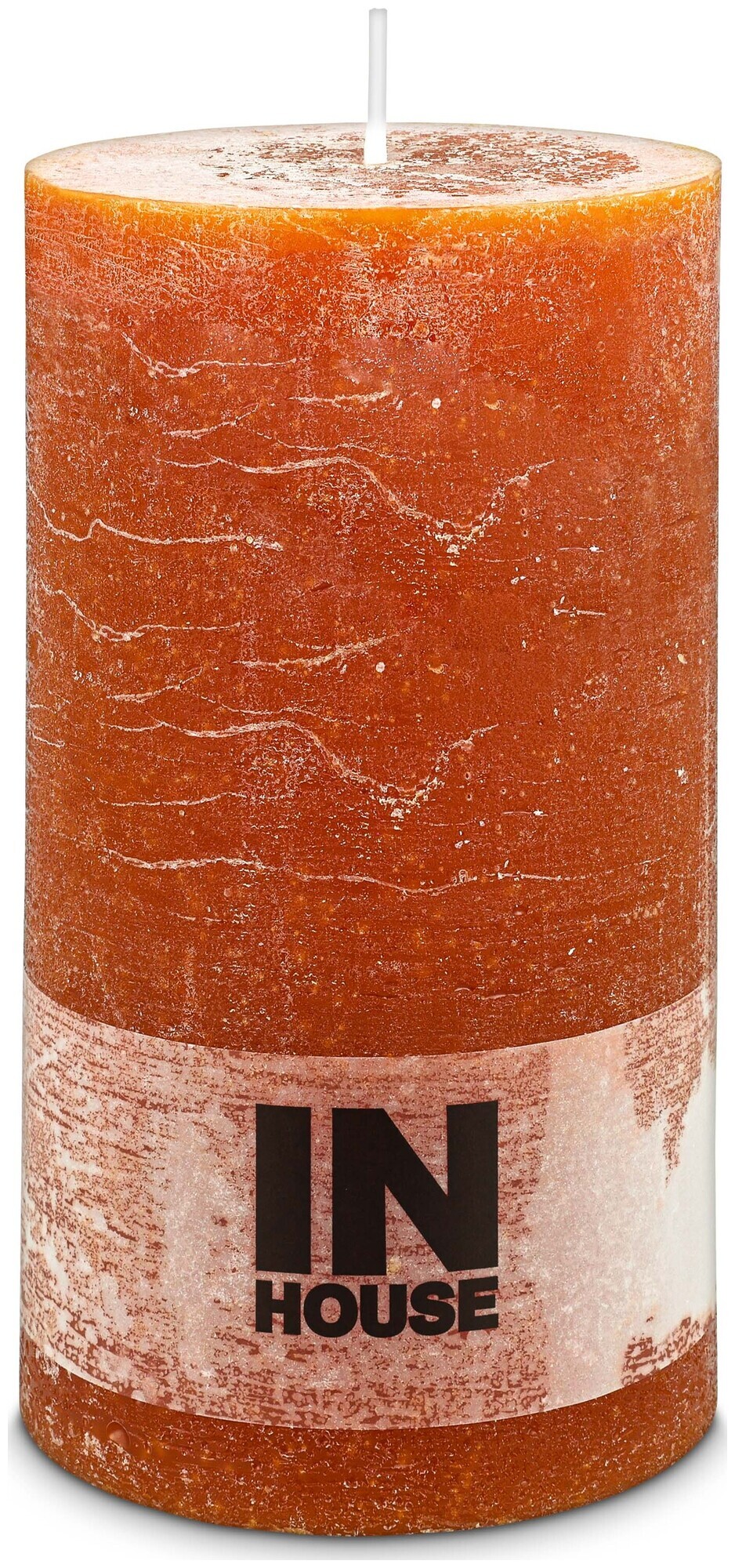 Image of Inhouse Zylinderkerze Rustic 100x180 Cognac