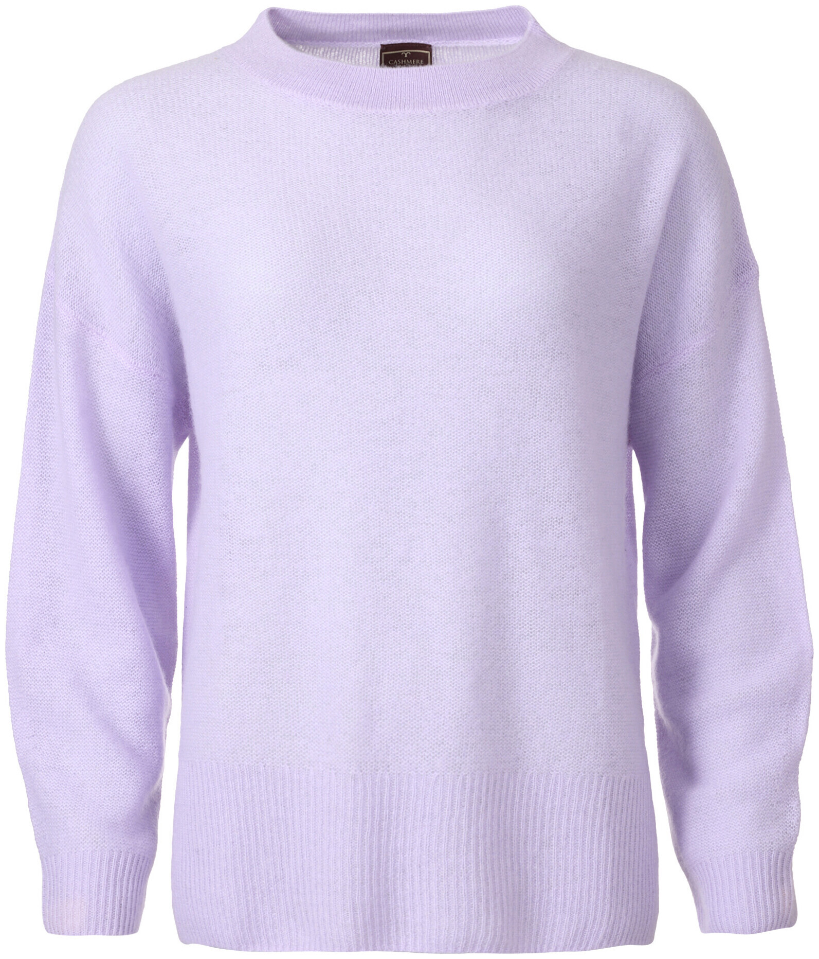 Cashmere Dames Pull en cachemire col R violet M