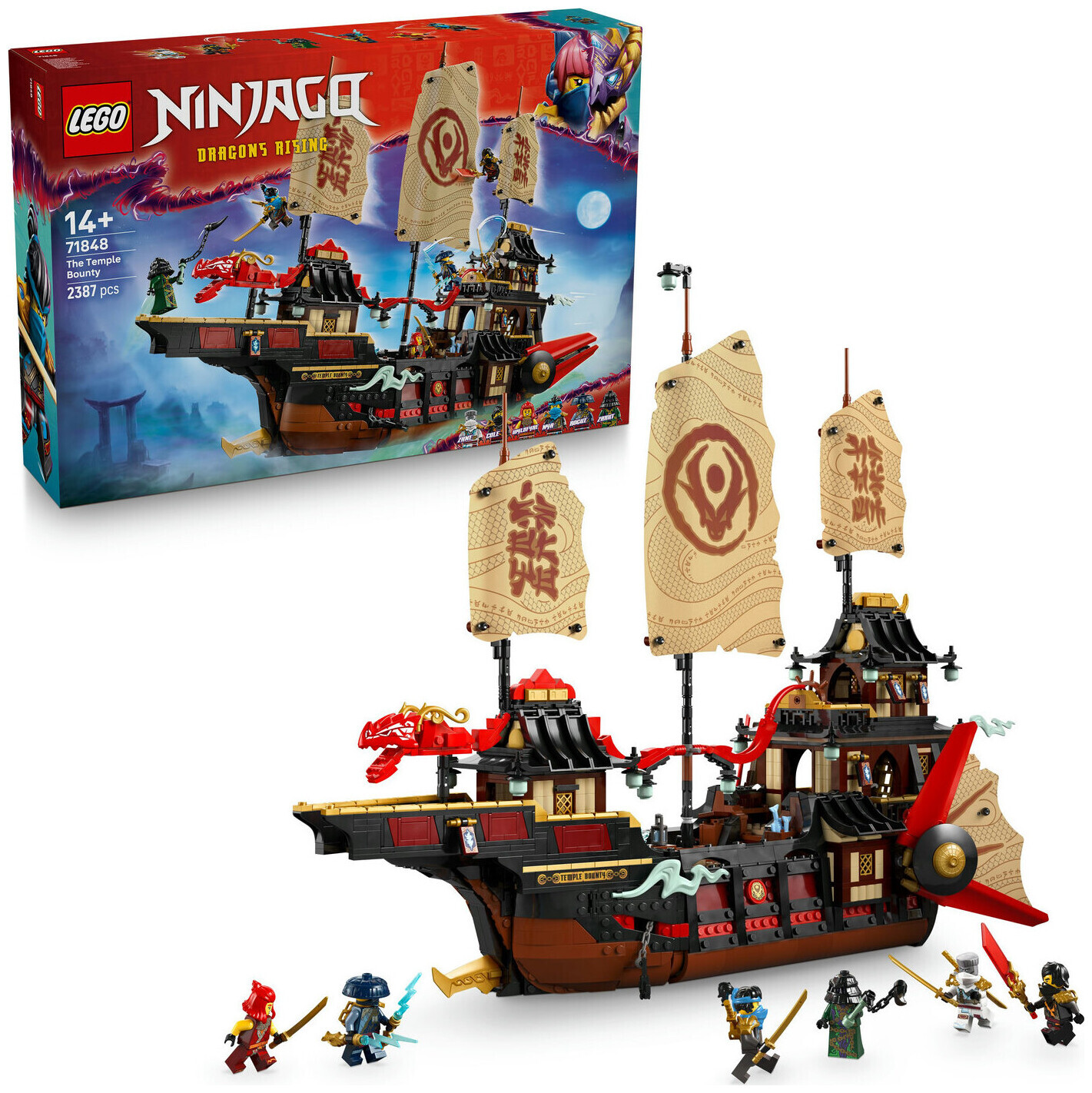Lego Ninjago Lego Ninjago 71848 Der Tempel-Flugsegler 14+ Jahre