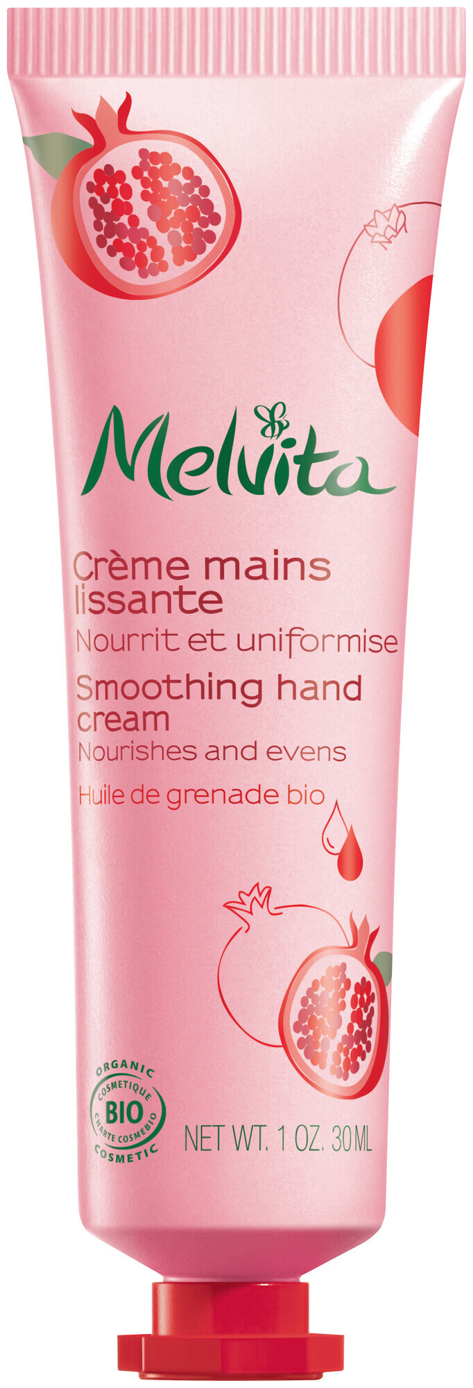 Image of Melvita Glättende Handcreme mit Bio-Granatapfelöl 30ml