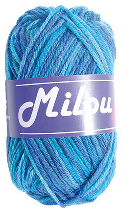 Image of Sommer Milou 4504 Wolle für Bettsocken 100% Merino Superwash blau 50g