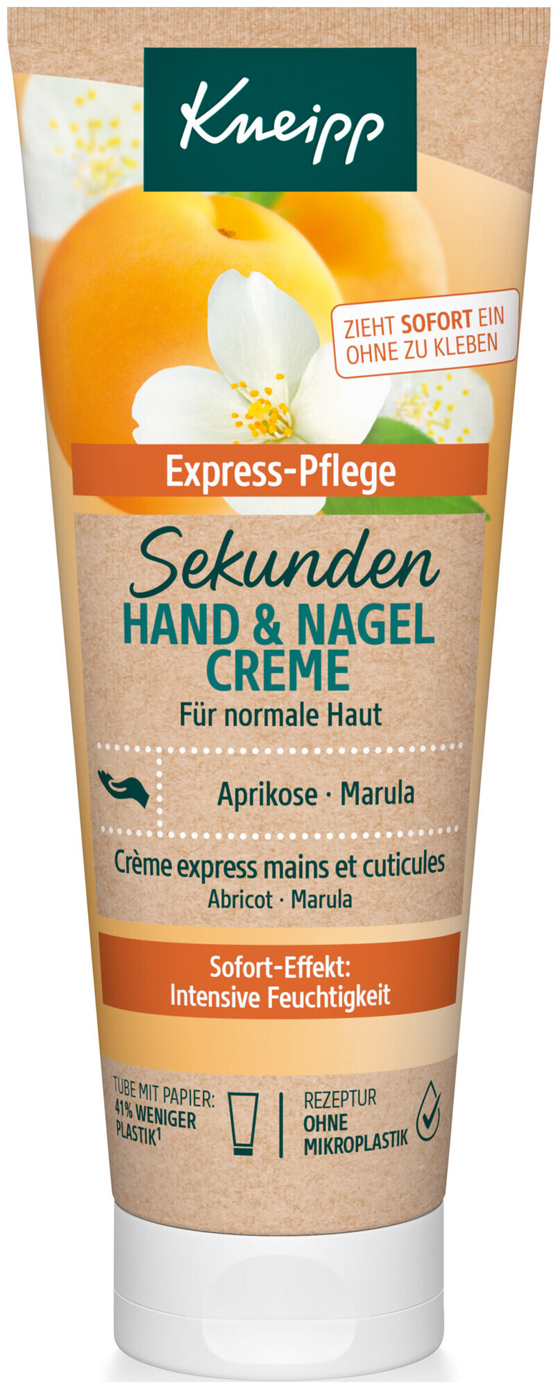 Image of Kneipp Sekunden Hand & Nagel Creme 75 ml