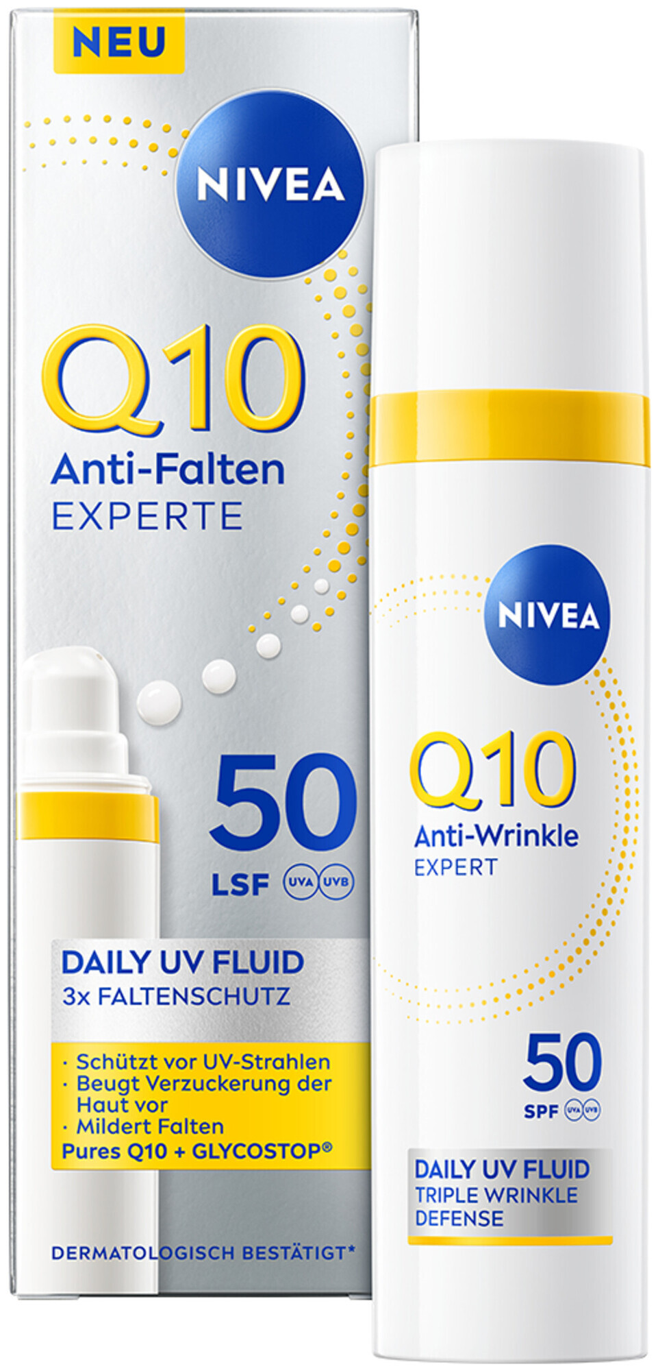 Image of Nivea Q10 Anti-Falten Daily UV Fluid LSF 50