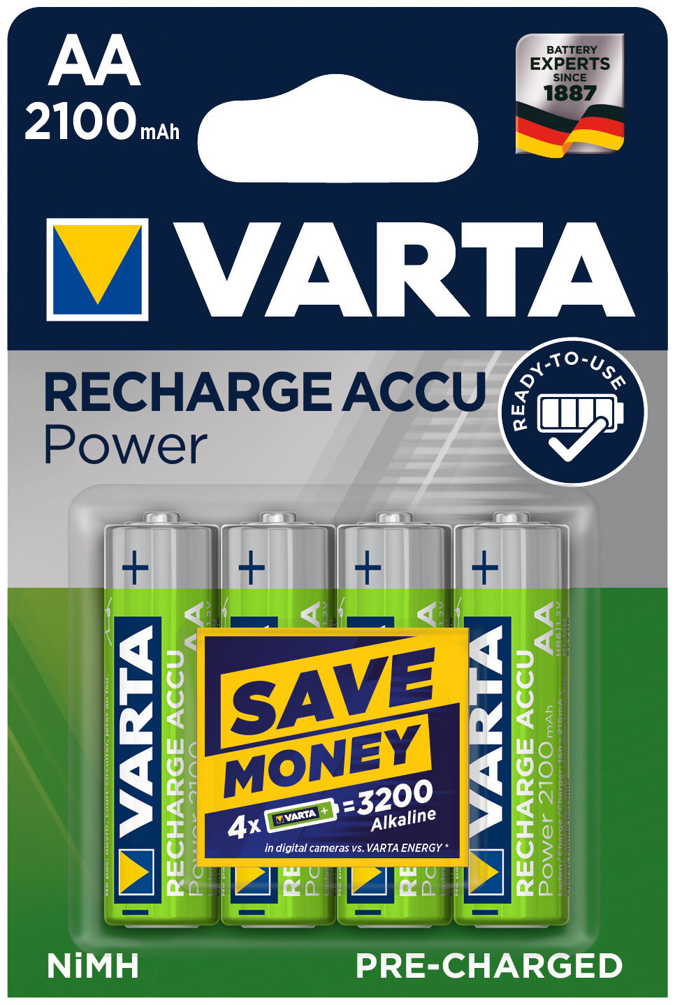 Varta Accu AA Power 2100mAh 4er Bli