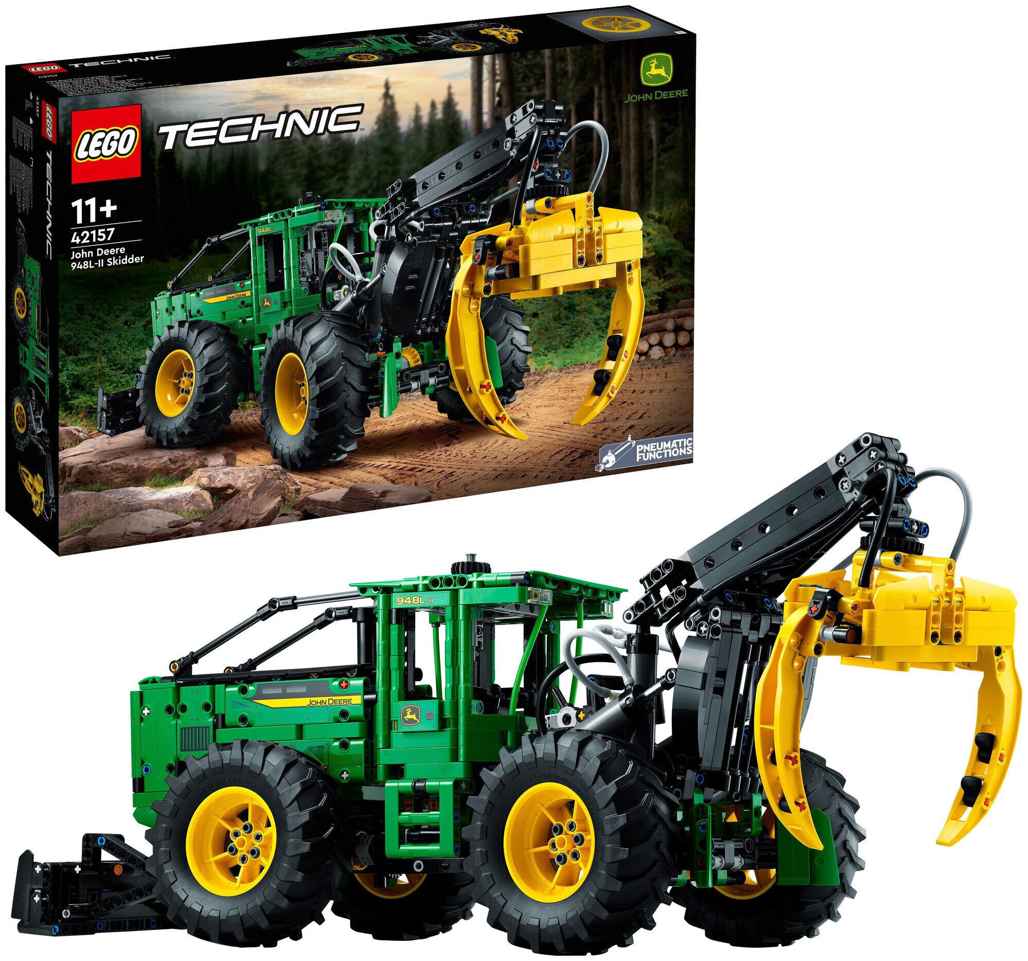 Image of Lego Technic Lego® Technic 42157 John Deere 948L-Ii Skidder