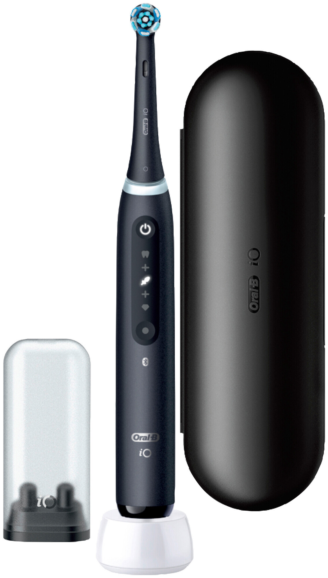Brosse à dents électrique Oral-B iO 5 avec étui de voyage noir mat 1 pièce