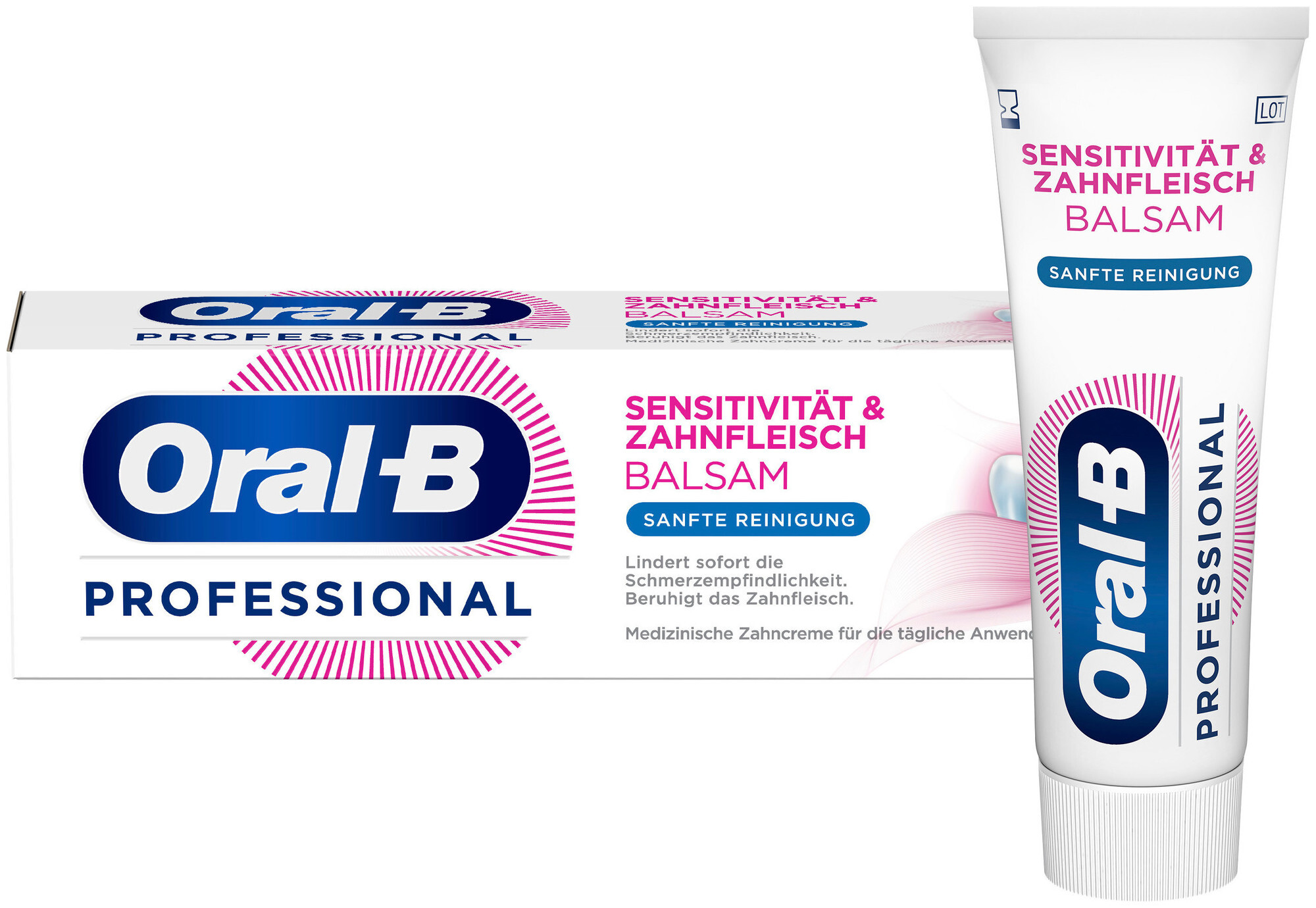 Image of Oral-B Zahnpasta Pro-Science Advanced Sensitivität und Zahnfleischbalsam Sanfte Reinigung 75ml