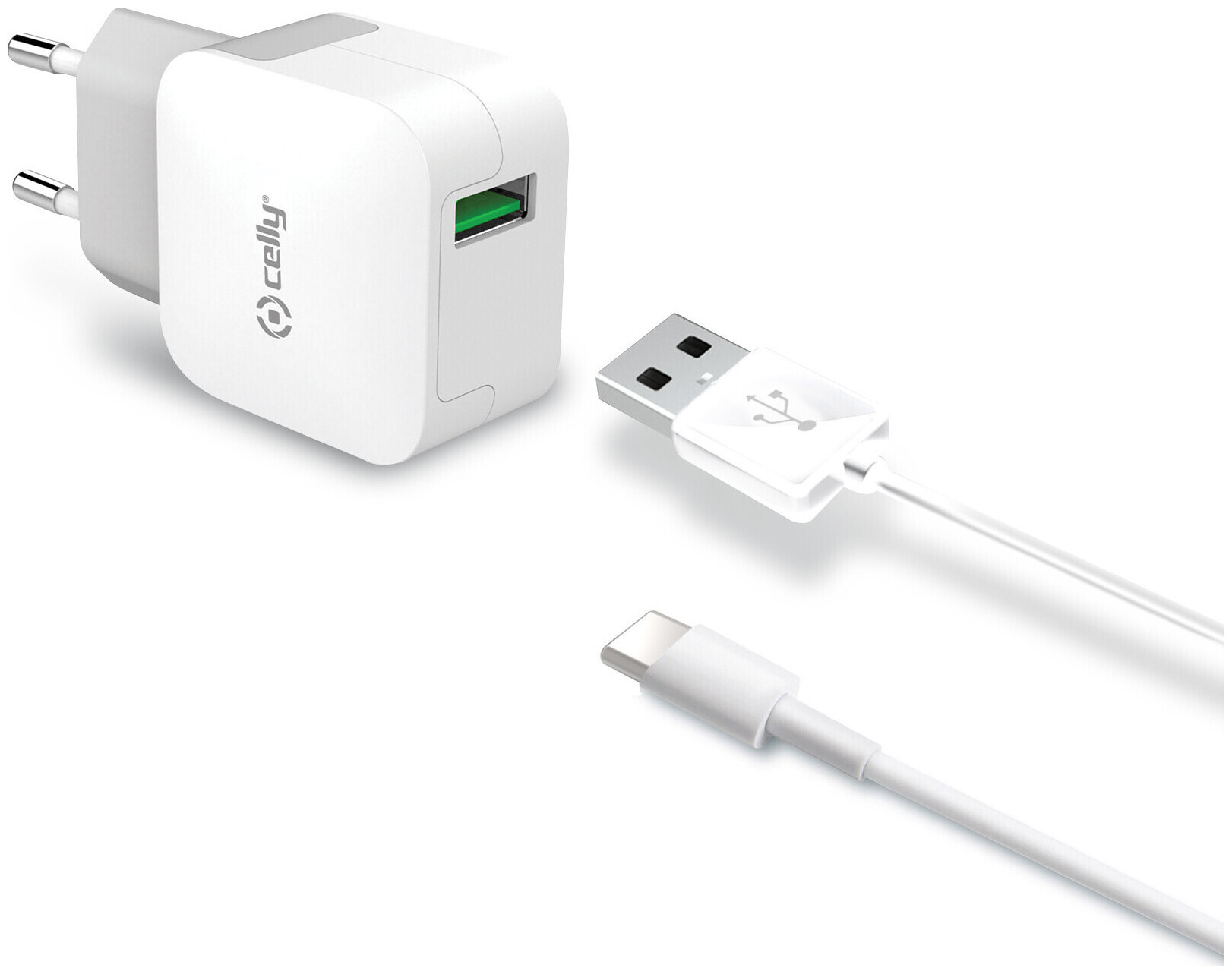 Image of Celly Kit Ladegerät USB Turbo Typ-C Kabel