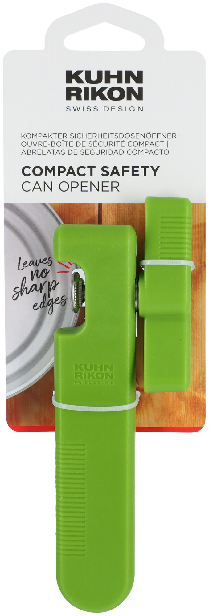 Kuhn Rikon Ouvre-boîte de sécurité compact vert