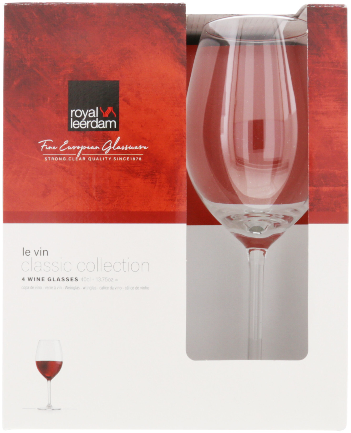 Image of Le vin Classic Rotweinglas 40cl 4er Set