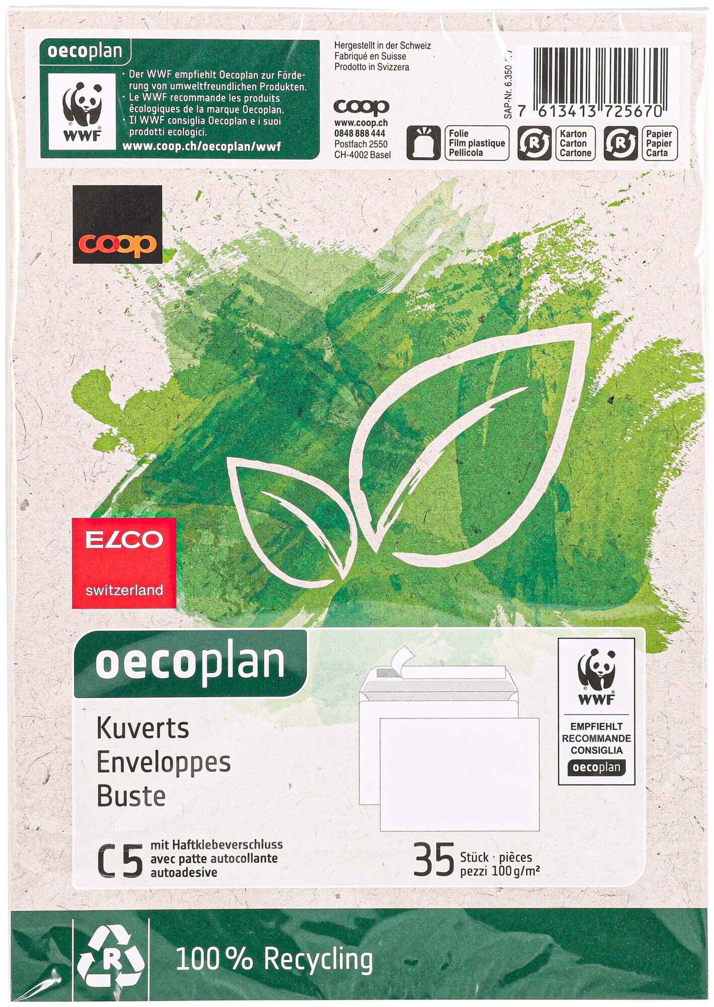 Image of Oecoplan Kuvert C5 35 Stück