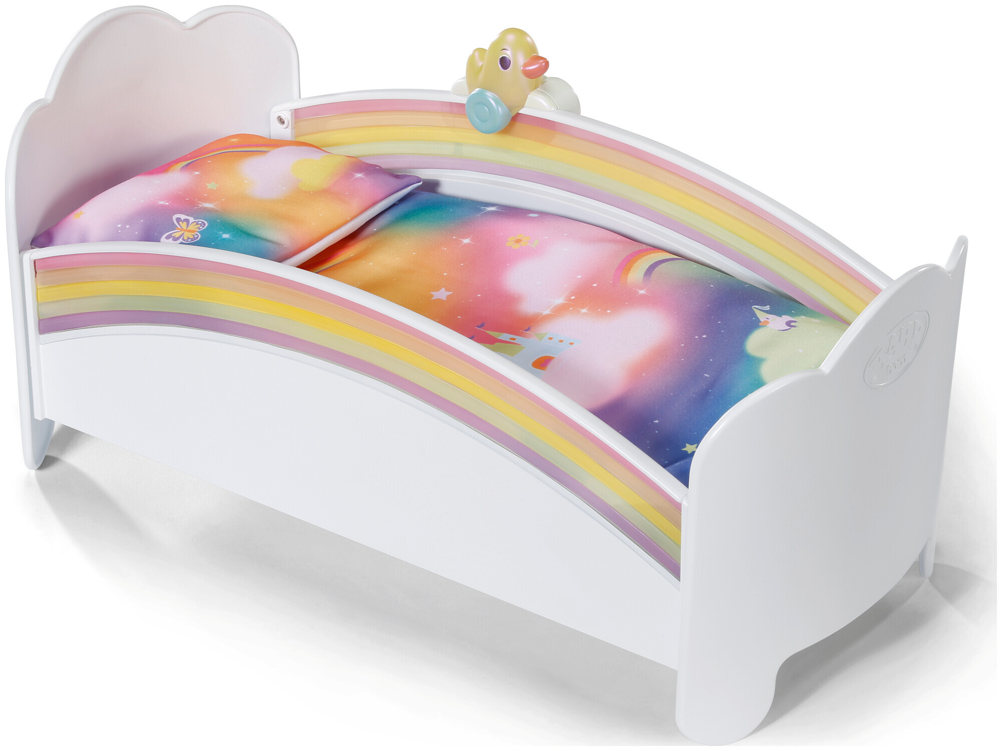 Image of Baby born Regenbogen Bett