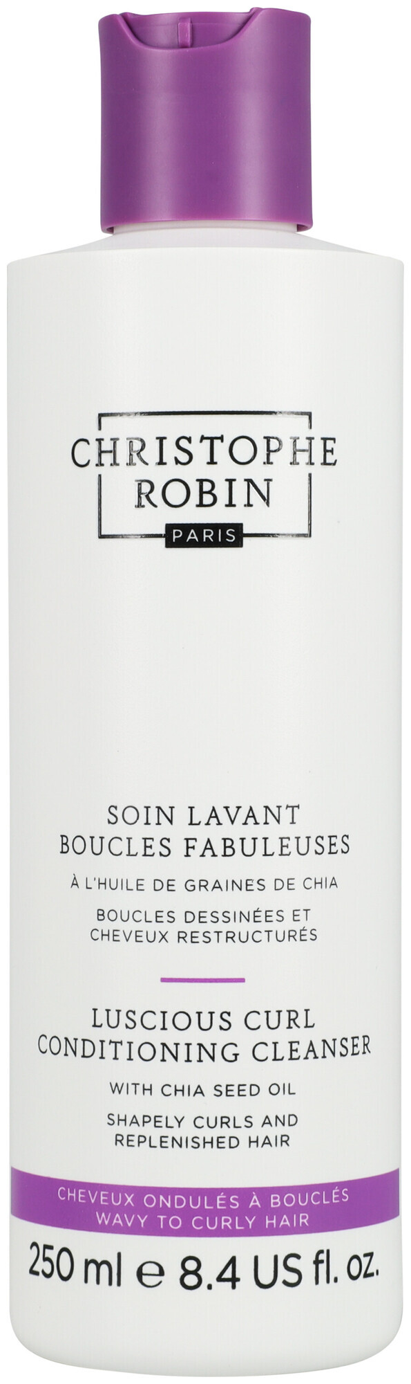 CHRISTOPHE ROBIN Soin lavant boucles fabuleuses à l'huile de graines de chia
